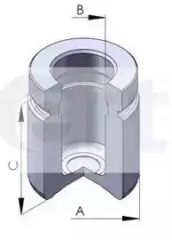 Фото 1 — Поршень супорта ERT (150572C) Фото Поршень супорта ERT (150572C) зображення 1