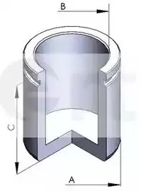 Фото Поршень суппорта ERT (150693-C) зображення 1