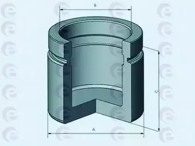 Фото VW поршень переднього супорта Т4, FORD, SEAT. 57mm ATE ERT (150819C) зображення 1