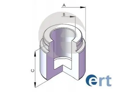 Фото Поршень ERT (150978-C) зображення 1