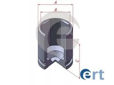 Фото Поршень супорта ERT (151439-C) зображення 1