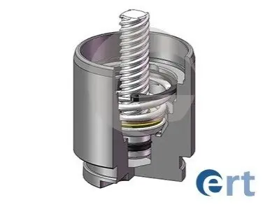 Ремкомплект супорта (заднього) Citroen C4/Peugeot 4008 (d=41mm) (+поршень/направляюча) (Akebono) ERT 151484K Купити в Україні