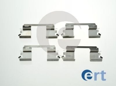 Монтажный к-кт тормозных колодок пер ERT 420220 (фото 1)