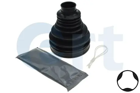 Фото Пыльник полимерный ШРКШ со смазкой и металлическим креплением ERT (500656T) изображение 1