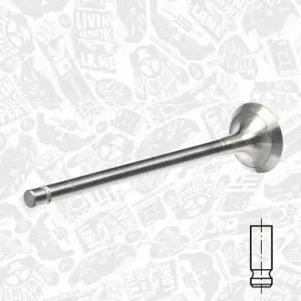 Фото Клапана випускні ET ENGINETEAM (VE0105) зображення 1