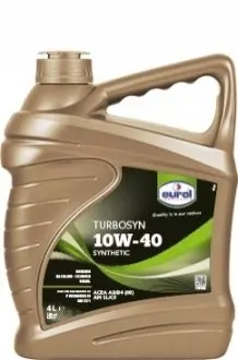 4л Turbosyn 10W-40 масло напівсинт. ACEA A3/B4, API SL/CF, MB229.1, VW500.00/505.00 EUROL 001863 Купити в Україні