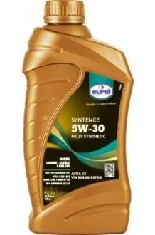 1л Syntence 5W-30 масло синт. ACEA C3 A3/B4, VW504.00/507.00, MB 229.51, BMW LL-04, Porsche C30 EUROL 004598 Купити в Україні