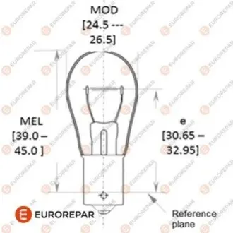 Автолампа R5W 24V 5W BA15s Trucklight Maxlife EUROREPAR 1616431280 Купити в Україні