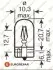 Фото Автолампочка безцокольна 12V-W5W EUROREPAR (1616431580) зображення 1