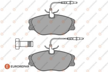 Тормозные колодки EUROREPAR 1617249280