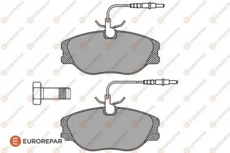 Колодки гальмівні (передні) Citroen Jumpy/Evasion/Fiat Scudo/Peugeot Expert/806 95-06 (+датчики) EUROREPAR 1617249280 Купити в Україні