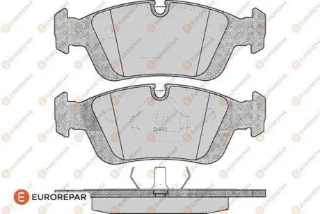 Колодки гальмівні (передні) BMW 3 (E36/E46) 90-05 EUROREPAR 1617251480 Купити в Україні