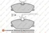 Фото Колодки гальмівні (передні) Renault Laguna I 93-01/Megane I 96-03/Safrane 92-00 (з датчиком) EUROREPAR (1617251780) зображення 1