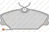 Фото Колодки гальмівні (передні) Renault Clio II 00-09/Laguna 93-01/Megane/Scenic/Safrane 96-03 EUROREPAR (1617251880) зображення 1