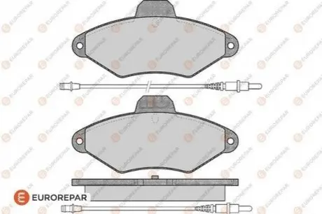 Гальмівні колодки передн. CITROEN Xantia -01 EUROREPAR 1617251980 Купити в Україні