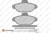 Фото Колодки гальмівні (передні) Fiat Punto 93-00/99-10 (+датчики) EUROREPAR (1617252680) зображення 1