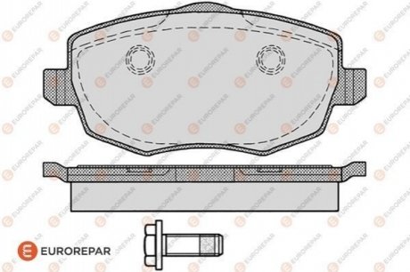 FIAT Гальмівні колодки передні. LANCIA YPSILON 1.2-1.4 03 EUROREPAR 1617252780 (фото 1)