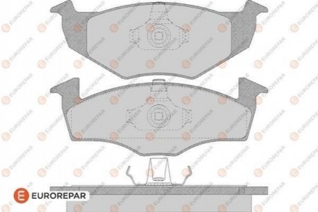 Тормозные колодки EUROREPAR 1617253580