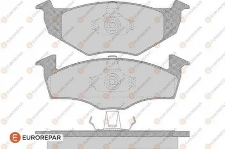 Колодки гальмівні (передні) Seat Arosa 97-04/Skoda Fabia 99-14/Roomster 07-15/VW Polo 94-09 EUROREPAR 1617253580 Купити в Україні