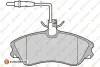 Колодки гальмівні (передні) Citroen Berlingo 96-11/Xsara/Peugeot 306 93-05/Partner 96-15 (+датчики) EUROREPAR (1617254480) зображення 1
