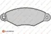 Фото Колодки гальмівні (передні) Renault Kangoo 97-/Nissan Kubistar 03 EUROREPAR (1617254780) зображення 1