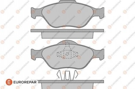 Тормозные колодки EUROREPAR 1617256180