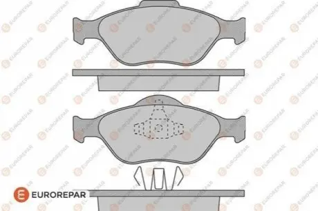 Колодки гальмівні (передні) Ford Fiesta 95- (Teves) Q+ EUROREPAR 1617256180 Купити в Україні