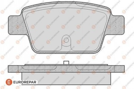 FIAT Тормозные колодки задние STILO, BRAVO 1.2 16V-2.4 20V 01- EUROREPAR 1617256780