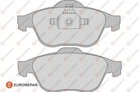 Колодки гальмівні (передні) Renault Laguna II 01- EUROREPAR 1617257680