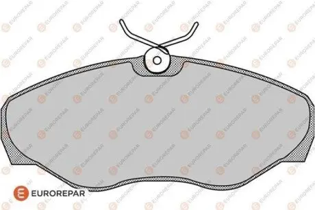 RENAULT гальмівні колодки передні EUROREPAR 1617258080 Купить в Украине