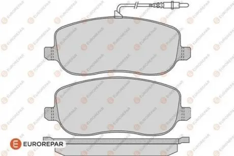 Колодки гальмівні (передні) Citroen C8 02-/Jumpy/Fiat Scudo/Peugeot Expert 95-06/807 02- (+датчики) EUROREPAR 1617258380 Купити в Україні