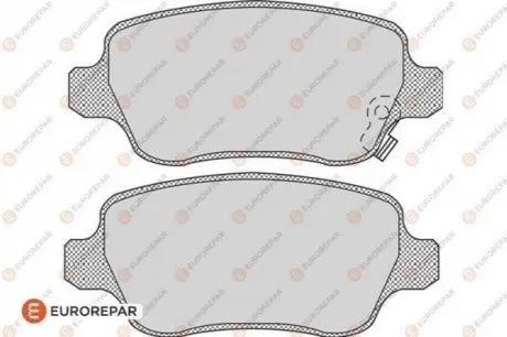 Колодки гальмівні (задні) Opel Astra G/H/ Combo 01- /Kia Venga (Lucas) замінено на 0986424646 EUROREPAR 1617258680 Купити в Україні