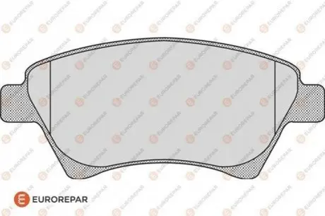 Колодки гальмівні (передні) Renault Kangoo 4x4 01 EUROREPAR 1617258780