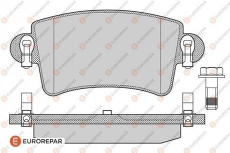 Тормозные колодки (задние) Renault Master/Opel Movano A 98- (Bosch) EUROREPAR 1617258980