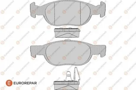 FIAT тормозные колодки передние.Punto -12 EUROREPAR 1617260280 Купить в Украине