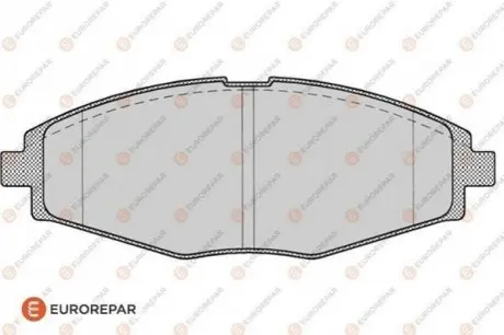 Тормозные колодки EUROREPAR 1617261680 Купить в Украине