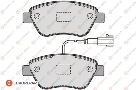 FIAT гальмівна колодка передн.Doblo 1.3JTD 1.9JTD 1.4i 05 EUROREPAR 1617262180 Купити в Україні