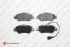 Фото Колодки гальмівні (передні) Fiat Panda 03-/500/500C 07-/Ford Ka II 08-16 (+датчик) EUROREPAR (1617262280) зображення 1