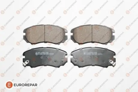 Колодки гальмівні (передні) Hyundai Sonata/Elantra 01-11/ix20 10-/Tucson/Kia Sportage/Carens 04 EUROREPAR 1617263680 Купити в Україні