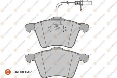 Колодки гальмівні (передні) Seat Alhambra/VW Sharan 1.8-1.9TDI 95-10 (Ate) (18.5x156.3x78.7) EUROREPAR 1617264180 Купити в Україні