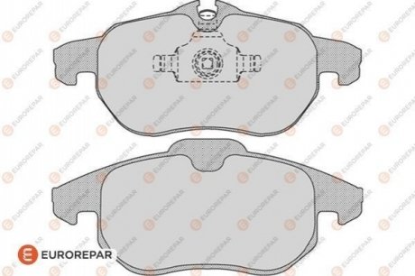 Колодки гальмівні дискові (комплект 4 шт) EUROREPAR 1617266080