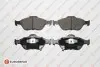Фото Колодки тормозные (передние) Toyota Yaris 05 EUROREPAR (1617266980) зображення 1