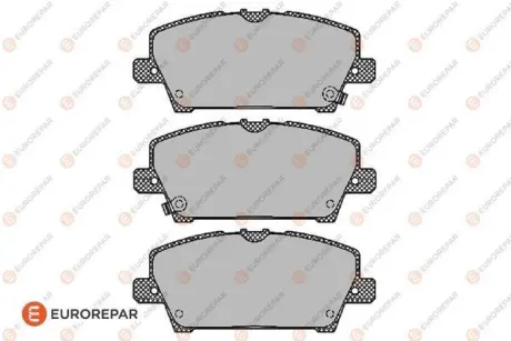 Колодки гальмівні (передні) Honda Civic VIII 05- (Lucas) EUROREPAR 1617267880 Купити в Україні