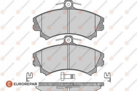 Колодки гальмівні дискові (комплект 4 шт) EUROREPAR 1617268380