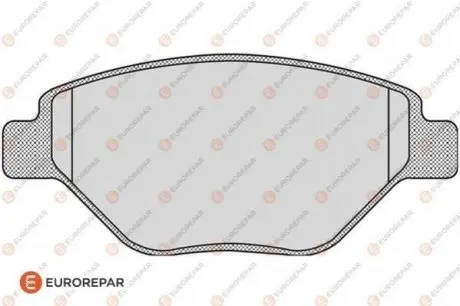 Гальмівні колодки диск. передн. RENAULT Megane II 1.4 02 EUROREPAR 1617269980 Купити в Україні