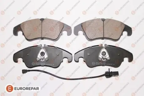 Колодки гальмівні (передні) Audi A4 07-18/A5 07-(+датчик) EUROREPAR 1617270480 Купити в Україні