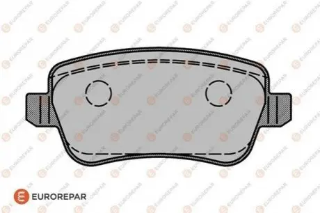 Гальмівні колодки задн. CROMA 1.9-2.4D M-JET 05 EUROREPAR 1617271580 Купити в Україні