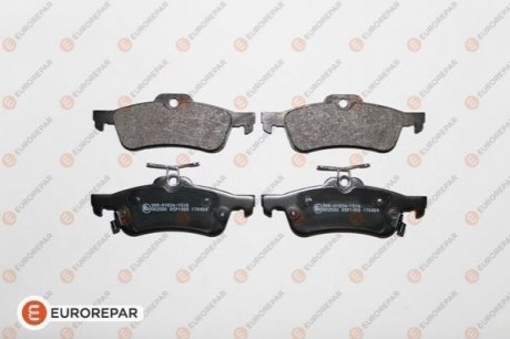 TOYOTA Колодки гальмівні задні.Yaris 05-,Honda Civic IX 12- EUROREPAR 1617272180