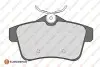 Фото Колодки гальмівні (задні) Citroen C4 09-/DS4/DS5 11-15/Peugeot 308/508/3008/5008 09-18 (з прижимною пластиною) EUROREPAR (1617272680) зображення 1