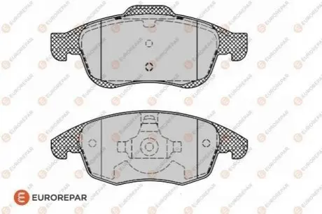 Колодки гальмівні (передні) Citroen Berlingo/Peugeot Partner 08 EUROREPAR 1617272980 Купити в Україні